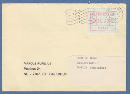 Luxemburg ATM P2501 Wert 10 Auf Brief Nach Ochsenfurt, Masch-O 4.10.84 - Postage Labels