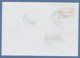 Luxemburg ATM P2501 Wert 14 Auf Brief Nach D, O 6.3.92 - Postage Labels