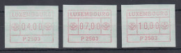 Luxemburg ATM P2503 Tastensatz 4-7-10 ** - Vignettes D'affranchissement