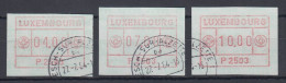Luxemburg ATM P2503 Tastensatz 4-7-10 Mit O ESCH-SUR-ALZETTE A.d. Zeit - Vignettes D'affranchissement