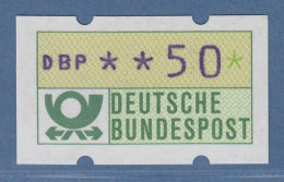 ATM Mit Blauviolettem Werteindruck, Sog. BLAUE MÜNCHNER,1982, Wert 50Pfg ** - Vignette [ATM]