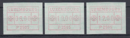 Luxemburg ATM P2505 Tastensatz 6-10-12 ** - Postage Labels