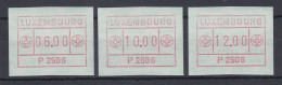 Luxemburg ATM P2506 Tastensatz 6-10-12 ** - Postage Labels