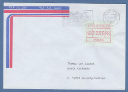 Luxemburg ATM P2506 Wert 12.00 Auf FDC Nach Frankreich, Masch.-O 22.5.86 - Automatenmarken