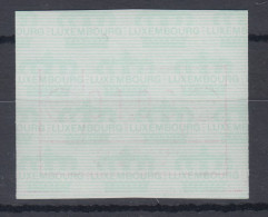 Luxemburg ATM P2507 Wert 01.00 Schwach-/Teildruck ** (oberes Drittel Fehlt) - Postage Labels