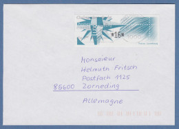 Luxemburg ATM Monétel Windrose Mi.-Nr. 4 Wert 16 Auf Brief Nach D. O 10.5.97 - Postage Labels
