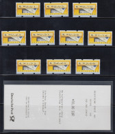ATM Briefkasten Mi.-Nr. 5.1 Tastensatz TS1 10 Werte 0,01-3,68 Mit Gesamt-AQ ** - Machine Labels [ATM]