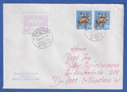Schweiz 1978 FRAMA-ATM Mi-Nr. 2 Wert 0070 In MIF Auf Brief Nach D, O ESSLINGEN - Automatenzegels