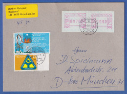 Schweiz 1978 FRAMA-ATM Mi-Nr. 2 Werte 70 Und 40 Auf Briefvorders. O ESSLINGEN - Timbres D'automates