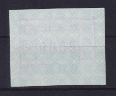 Schweiz 1979 FRAMA-ATM Mi-Nr 3.1a Teildruck Schräg Verlaufender Druckausfall **  - Automatic Stamps