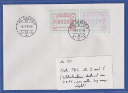 Schweiz FRAMA-ATM Mi-Nr 3.1b Wert 0020 Auf Umschlag Frühdatum LIEBEFELD 3.7.81  - Automatenzegels