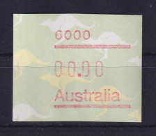 Australien Frama-ATM Ausgabe Känguruh  Code 6000 Perth 0000-Druck ** - Viñetas De Franqueo [ATM]
