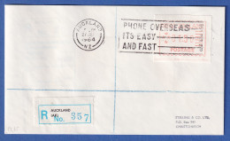 Neuseeland Frama-ATM 1. Ausg. 1984 Mi.-Nr. 1 Wert 01,50 Auf R-Brief  - Collezioni & Lotti