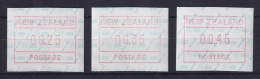 Neuseeland Frama-ATM 2. Ausg. 1986 Mi.-Nr. 2c Satz 25-35-45 ** - Colecciones & Series