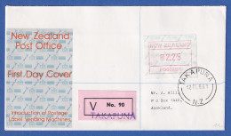 Neuseeland Frama-ATM 2. Ausg. 1986 Wert 02,25 Auf Lp-V-FDC, O Takapuna  - Collections, Lots & Séries
