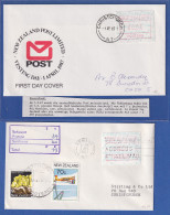 Neuseeland Frama-ATM 2. Ausg. 2 Briefe Je Mit Wert 0,01 Sondertarif Am 1.4.1987 - Colecciones & Series