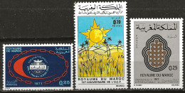 MAROC: **,*, N° YT 627, 628 Et 630ch., TB - Maroc (1956-...)