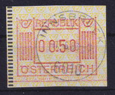 Österreich FRAMA-ATM Nr. 1 Ohne Oberlinie Gedruckt, ET-O Innsbruck - Timbres De Distributeurs [ATM]