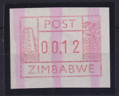 Simbabwe FRAMA-ATM Mit ENDSTREIFEN, Wert 00.12 **   SELTEN !  - Zimbabwe (1980-...)