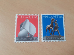 TIMBRES   SUISSE   EUROPA   1974   N  954  / 955   COTE  1,70  EUROS   NEUFS  LUXE** - 1974