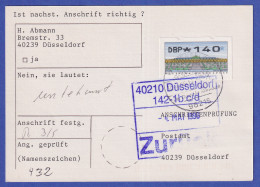 ATM Sanssouci Mi.-Nr. 2.2.1 Wert 140 Auf Anschriftenprüfung O LICHTENFELS 1996 - Timbres De Distributeurs [ATM]