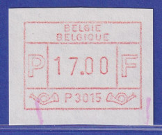 Belgien FRAMA-ATM P3015 Mit ENDSTREIFEN-ENDE ** Wert 17,00 - Other & Unclassified