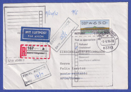ATM Sanssouci Mi.-Nr. 2.2.1 Wert 650 Auf Lp-R-Brief O SIEGSDORF N. Apia / Samoa - Machine Labels [ATM]