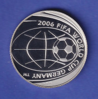 Italien Silbermünze 5 Euro Fußball-Weltmeisterschaft 2006 PP - Other - America