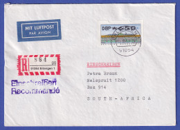 ATM Sanssouci Mi.-Nr. 2.2.1 Wert 650 Auf R-Brief Aus Erlangen N. RSA 11.10.93 - Machine Labels [ATM]