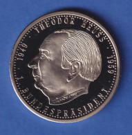  Medaille Deutschland 1997 Bundespräsident Theodor Heuss - Other & Unclassified