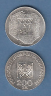 Polen / Polska 1974 Silbermünze 200 Zloty,  30 Jahre Volksrepublik - Poland