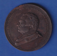 Medaille Preußen 1819 Bronze - Carl Wilhelm Freiherr Von Schrötter  - Otros & Sin Clasificación