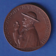 Medaille Italien 1964 Bronze - Papst Paul VI. - Gestaltet Von Pietro Giampaoli - Sonstige & Ohne Zuordnung