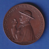 Medaille Italien 1964 Bronze - Papst Paul VI. - Gestaltet Von Pietro Giampaoli - Altri & Non Classificati