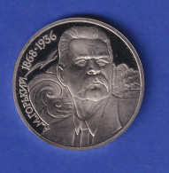 Russland Sowjetunion 1 Rubel Maxim Gorki 1988 - Russia
