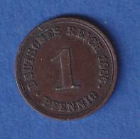 Deutsches Reich Kursmünze 1 Pfennig 1886 A Ss - Other & Unclassified