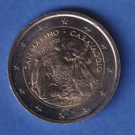 San Marino 2 Euro 2021 Caravaggio Bankfrisch - Saint-Marin