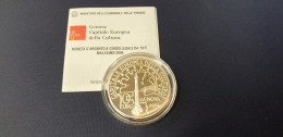 Italien 2004 Silbermünze Genua Europ. Kulturhauptstadt 10 Euro 22g Ag 925 PP - Otros & Sin Clasificación