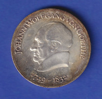 DDR 20 Mark Gedenkmünze 1969 Johann Wolfgang Von Goethe Stempelglanz Stg  - Autres & Non Classés