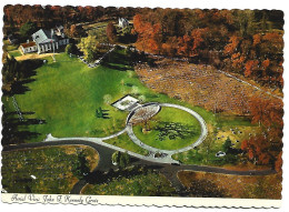 AERIAL VIEW JOHN F. KENNEDY GRAVE, THE 35th PRESIDENT OF THE UNITED STATES.- ARLINGTON - VIRGINIA.-  ( USA ) - Autres & Non Classés