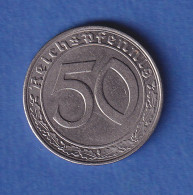 Deutsches Reich Kursmünze 50 Reichspfennig 1938 E - Andere & Zonder Classificatie