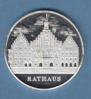 Silber-Medaille Frankfurt Rathaus Römer 15g Ag 999 - Sin Clasificación