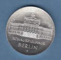 DDR 10 Mark Gedenkmünze 1987 Schauspielhaus Berlin - Stempelglanz Stg  - Autres & Non Classés