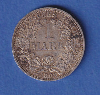 Deutsches Kaiserreich Silber-Kursmünze 1 Mark 1896 A - Otros & Sin Clasificación