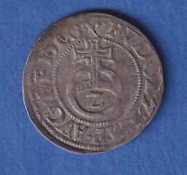 Solms-Lich Silbermünze 2 Kreuzer (Halbbatzen) 1589 - Andere & Zonder Classificatie