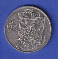 DDR 10 Mark Gedenkmünze 1989 40 Jahre DDR, Stempelglanz Stg - Otros & Sin Clasificación