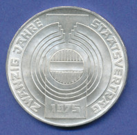 Österreich 100-Schilling Silber-Gedenkmünze 1975, 20 Jahre Staatsvertrag - Oostenrijk