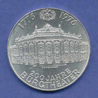 Österreich 100-Schilling Silber-Gedenkmünze 1976, Burgtheater Wien - Austria
