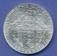 Österreich 100-Schilling Silber-Gedenkmünze, Olympische Spiele 1976 (Skifahrer) - Oostenrijk