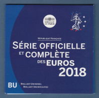 Frankreich EURO-Kursmünzensatz Jahrgang 2018 Bankfrisch Im Blister - Other & Unclassified